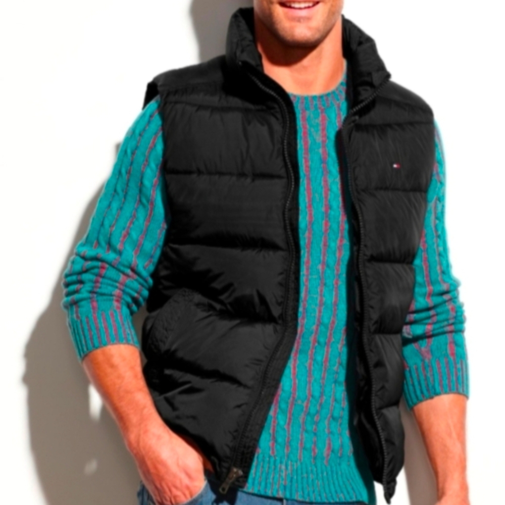 Tommy Hilfiger Black Puffer Vest